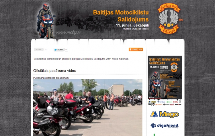 Baltijas Motociklistu Salidojums 2011